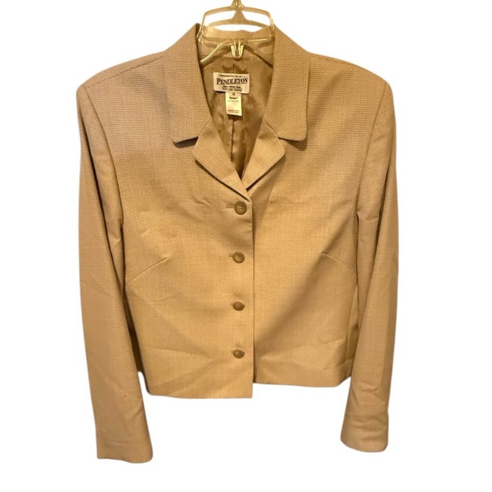 Vintage Pendleton 100% Virgin Wool Suit Jacket